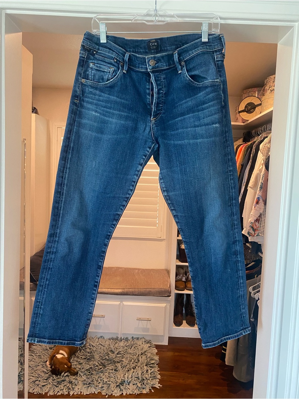 Citizens Of Humanity Relaxed Jeans - Dark Blue Wash